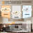 19.7 Inch Flush Mount Ceiling Fan with Dimmable 3-Color LED Light, Quiet 6-Speed DC Motor, Dual Remote & APP Smart Control for Bedroom & Living Room Fandelier-130132366