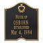 Penn 4-Line Wall Address Plaque-236238528-236238540