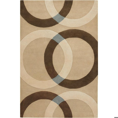 Bense Garza Tan Area Rug