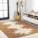 Tapis en terre cuite / crème Norwell Minimalist