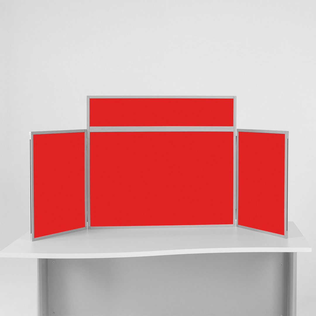 Free-Standing Reversible Bulletin Board 80cm H x 180cm W