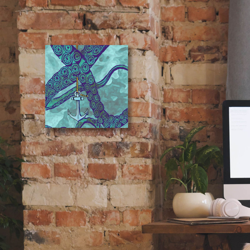 «Misadenture 4» par Alicia Ludwig, art mural sur toile, H 12 po x l 12 po x P 0,75 po