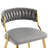 Christal 21.65'' W 4-Piece Velvet Dining Chair Set with Metal Legs-49230368