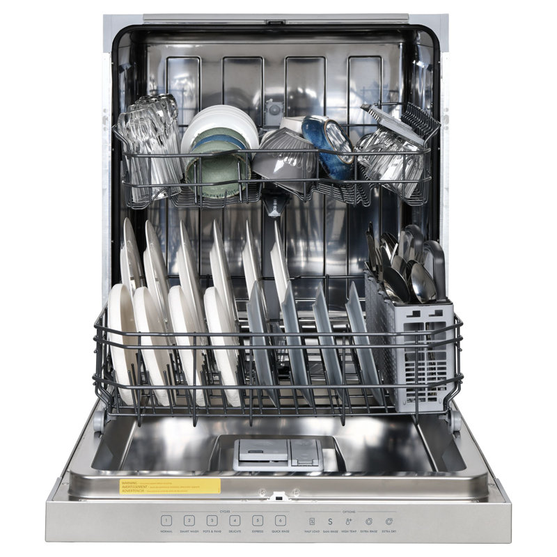 Kenmore 24" Built-in Dishwasher with UltraWash System and SmartWash - Stainless Steel w/ Fingerprint Resistance