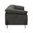 Black Top Grain Leather Sofa
