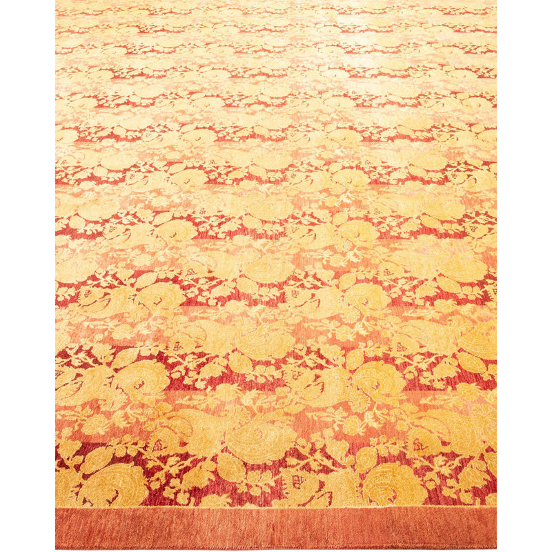 Classic One-of-a-Kind 9' 2" x 11' 9" Hand Knotted Area Rug