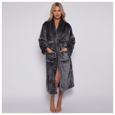 Gender Neutral Mid-Calf Bathrobe with Pockets