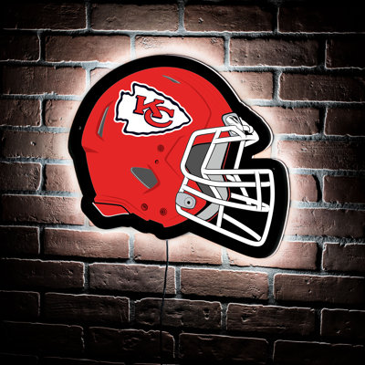 NFL LED Helmet Shaped Lighted Wall Sign