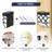Colour-Changing Low Voltage Solar Powered Integrated LED Deck Light Pack