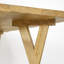 Lesly Oak Solid Wood Dining Table-622547609