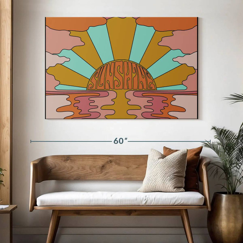 Alvord Hippie Sun, H 34 po x l 51 po