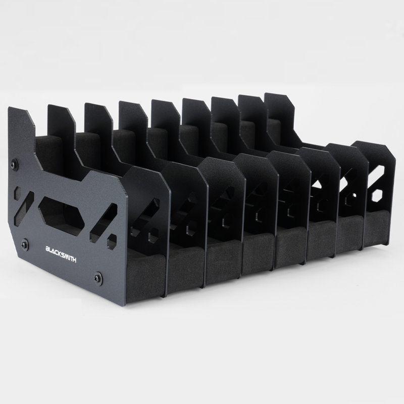 Porte-pistolet pour pistolet, porte-pistolet en mousse pour coffre-fort avec 8 fentes pour pistolet