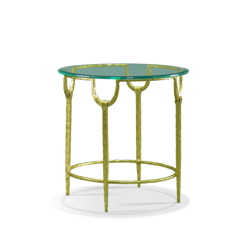 Trifecta Glass Top End Table