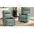 Anouschka 30.5" Wide Swivel Rocking Genuine Leather Manual Recliner-87822752
