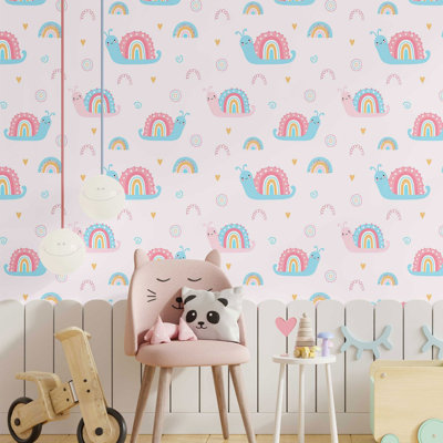 Rouleau de papier peint pelez et collez L 8,5 pi x l 24 po Child Child