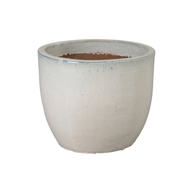 PLATEAU ROND LG BLANC 23X20 "H, H 16 po x l 18 po x P 18 po