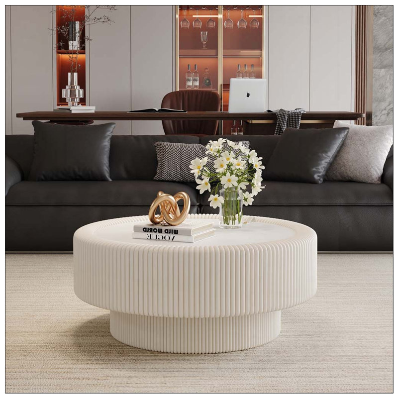 Table basse 31,5 po, White