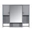 Armoire de rangement murale moderne 35 po x 28 po-1593169563