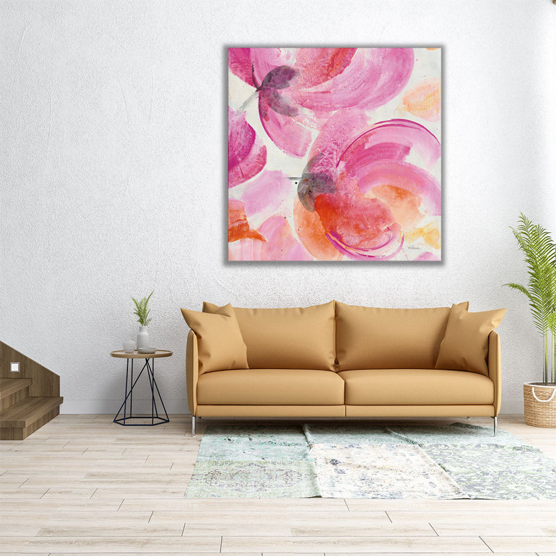 Joyous II - reproduction d'art sur toile, H 12 po x l 12 po