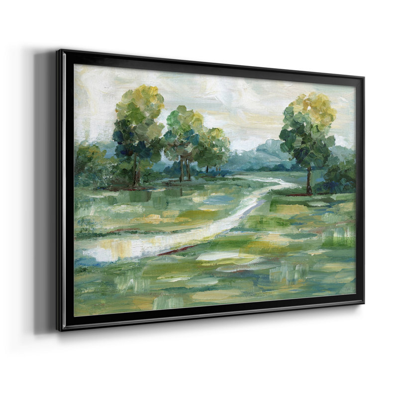 Delaware Water Gap - reproduction d'art sur toile encadrée, H 22,5 po x l 30,5 po x P 1,5 po, Noir