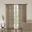 Elegant Solid Crushed Curtain Panel Pair (2 Window Panels)-150948444