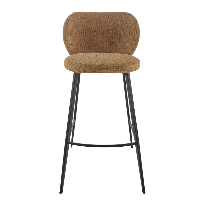 Tabouret de bar et de comptoir Granger, Tabouret de bar (siège d'une hauteur de 30,5 po), Brun