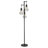 Asiel 65'' Dimmable Black Industrial Tree Floor Lamp with 3 Bulbs Included