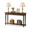 Console rectangulaire en bois massif noyer-400089321
