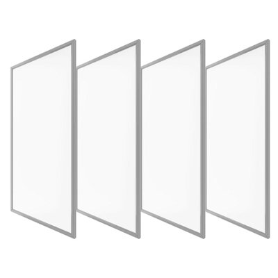 Ensemble de plafonniers rectangulaires à intensité variable (ensemble de 4)