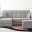 Repose-pieds avec rangement en microfibre Primenest Nimbusflow-1406009334