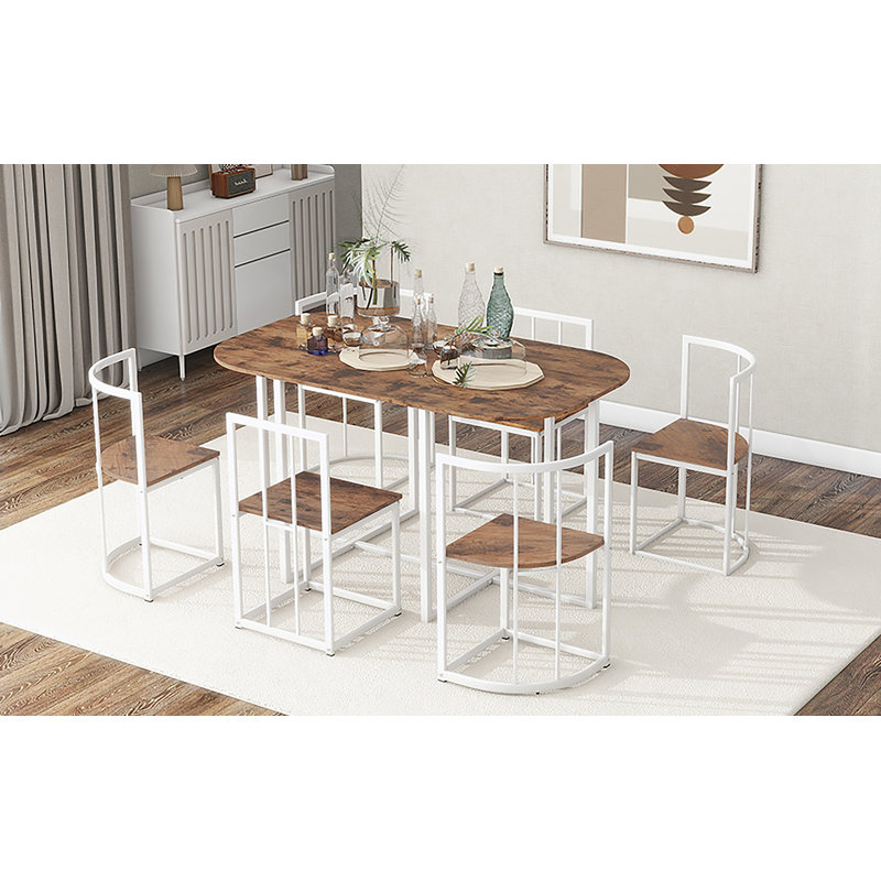 Ensemble de table de salle à manger 7 pièces pour salle à manger