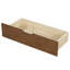 Wood Daybed With 2 Drawers And Rustic Guardrail-427205309