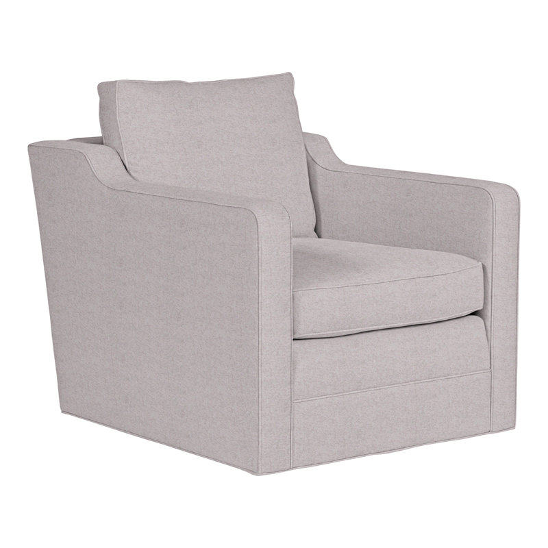 Stanton 31.5" Stanton Base to Floor Swivel Chair, Nadia Linen 100% Polyester