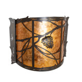 1 - Light Flush Mounted Sconce