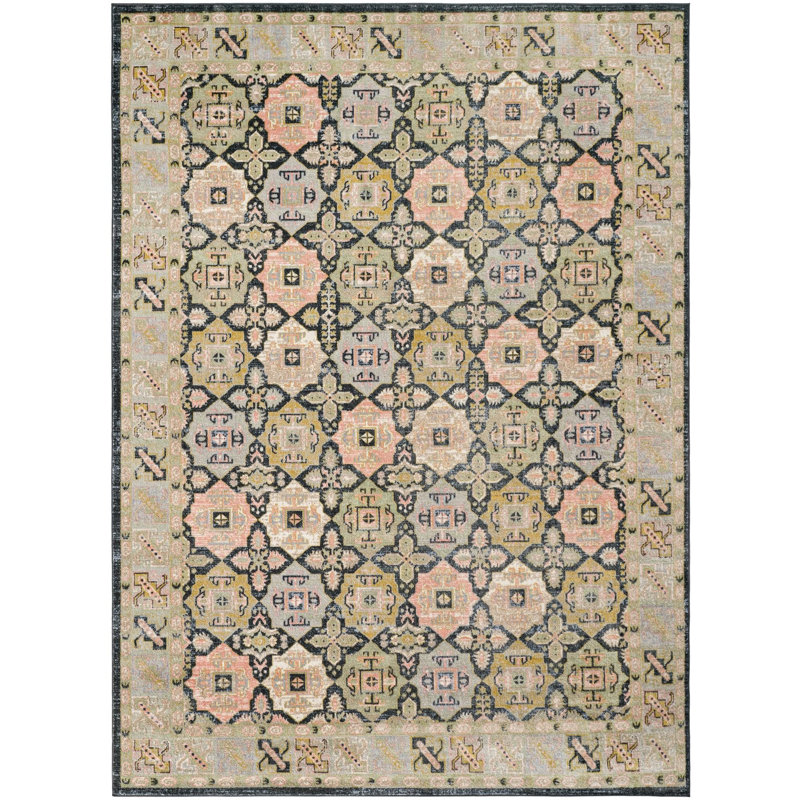 Taslin Rug, Blue, Rectangle 9' x 12'