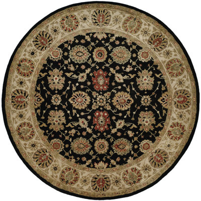Tapis décoratif en laine Touffeté à la main de style oriental/brun