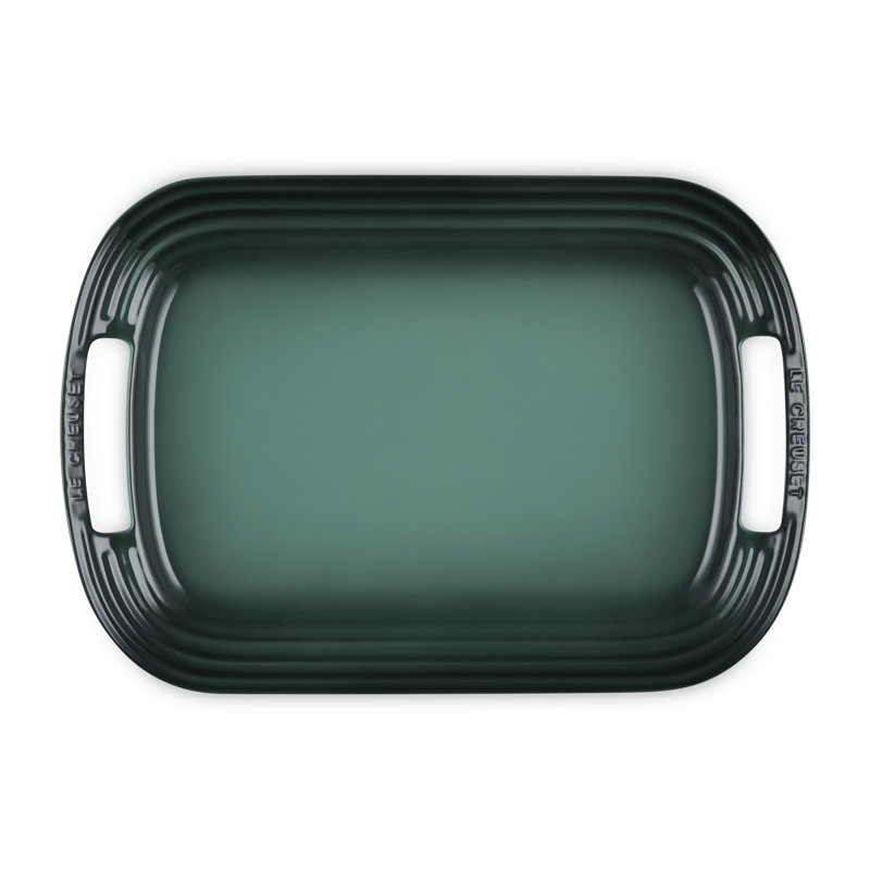 Le Creuset Stoneware Serving Platter, 16.25 In. - Pêche, Artichaut