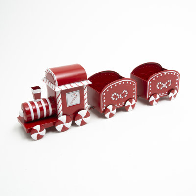 Woodland Metal Holiday Candy Design Train