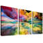 «Clouds Vivid Colorful Sky Abstract Illustration Modern Images Large Encadrée», reproduction d'art sur toile-98804049-98804046