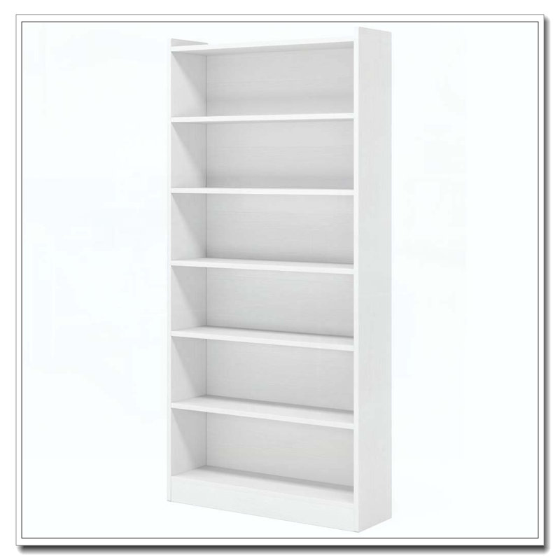 Bibliothèque à 7 niveaux avec rangement pour salon, bureau, chambre à coucher, Blanc