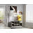 Shoe Storage Cabinet with Drawer and Open Compartments