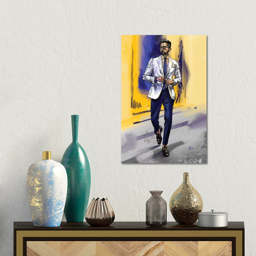 Men's Style IV von Sunflowerman - Giclée auf Leinwand ohne Rahmen