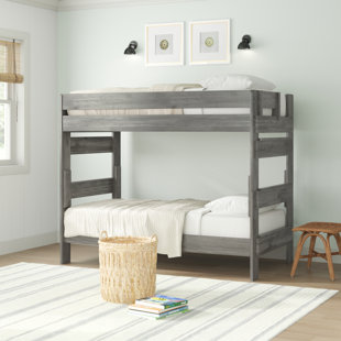 Kids Twin Over Twin Bunk Bed