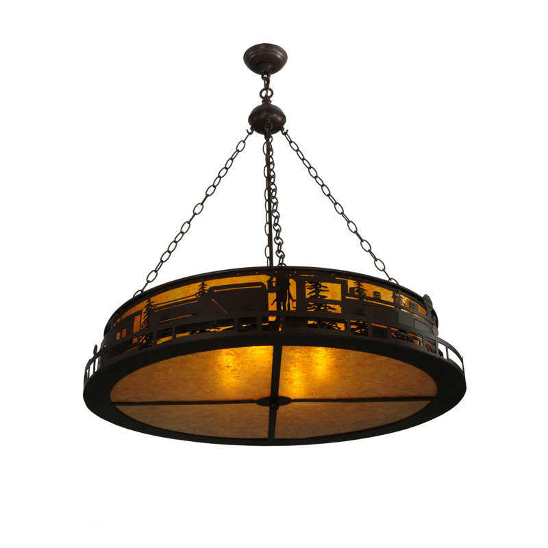 Rustic Lodge 4 - Light Chandelier