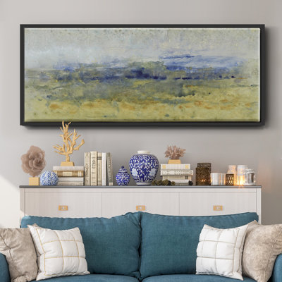 Open Terrain II- Framed Canvas