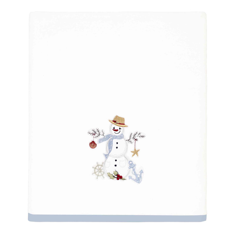Ensemble de 4 serviettes Avanti Coastal Snowman (BH2T)