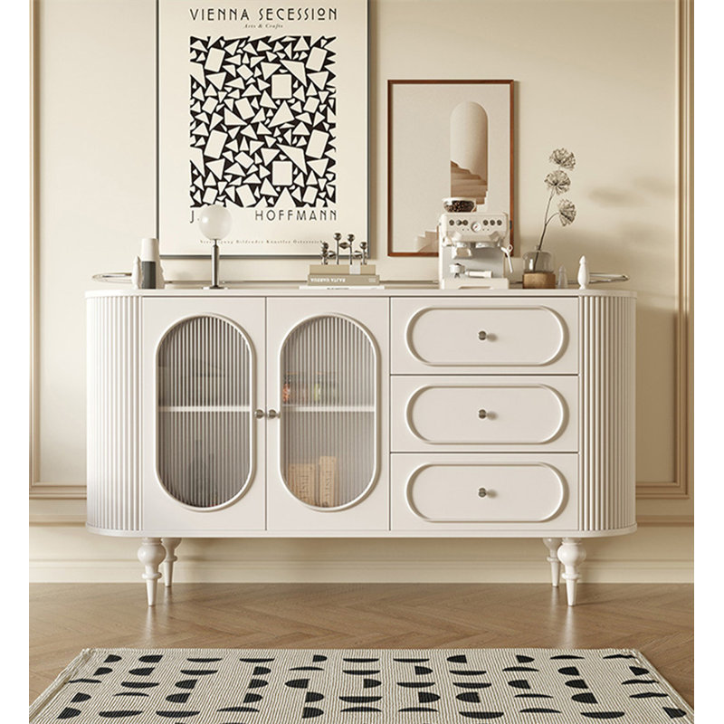 Addileigh Sideboard, White, 35.43" H x 55.12" W x 15.75" D
