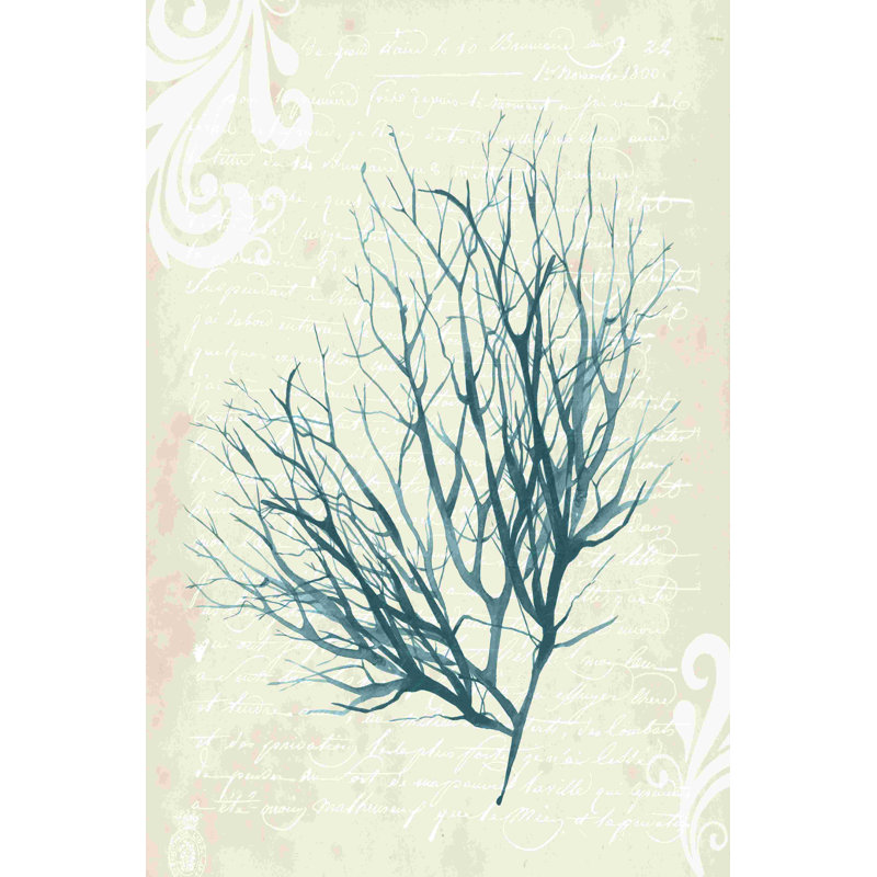 Bleu sarcelle algue IV, H 12 po x l 8 po