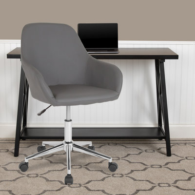 Chaise pivotante rembourrée LeatherSoft Cortana