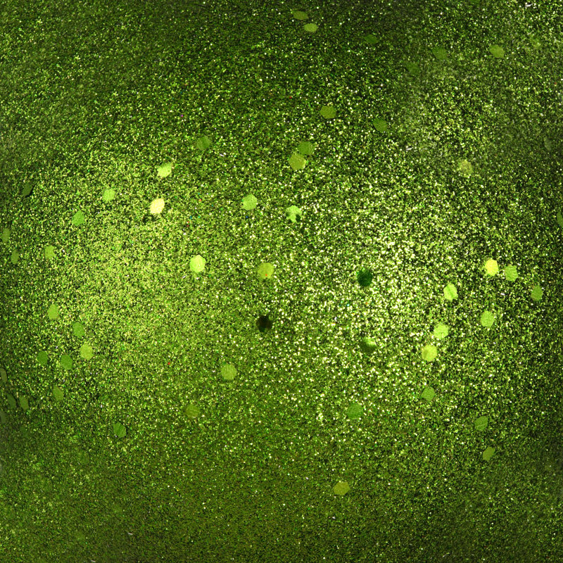Babiole incassable, H 4 po x l 4 po x P 4 po, Paillettes de genévrier vert